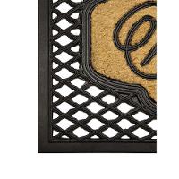 Capacho Fibra De Coco Prime 23 Bege Preto 0,45x0,75m - 2