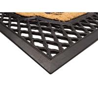 Capacho Fibra De Coco Prime 23 Bege Preto 0,45x0,75m - 3