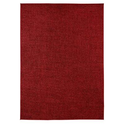 Tapete Sala Antiderrapante Linen 06 Vermelho 2,00x2,50m