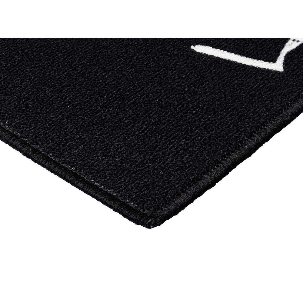 Capacho Antiderrapante Clean 31 Preto 0,45x0,75m - 2
