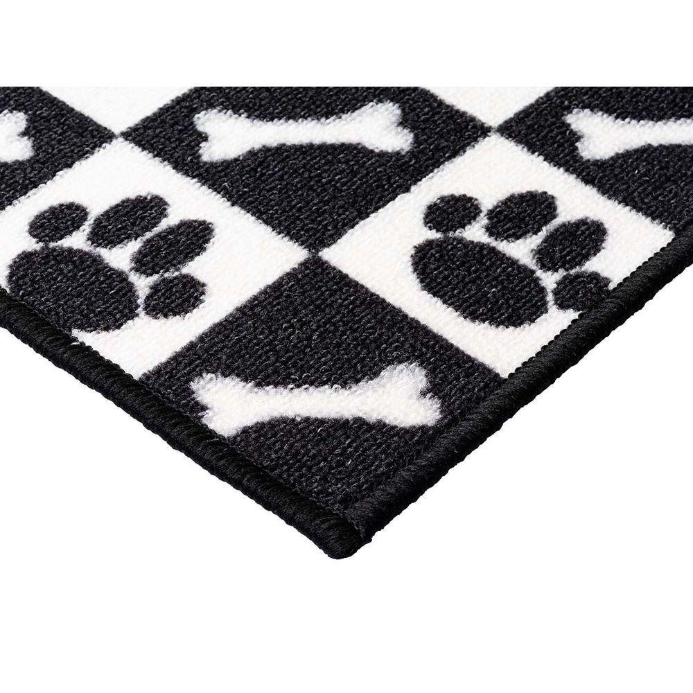 Capacho Antiderrapante Clean 29 Preto Branco 0,40x0,60m - 2