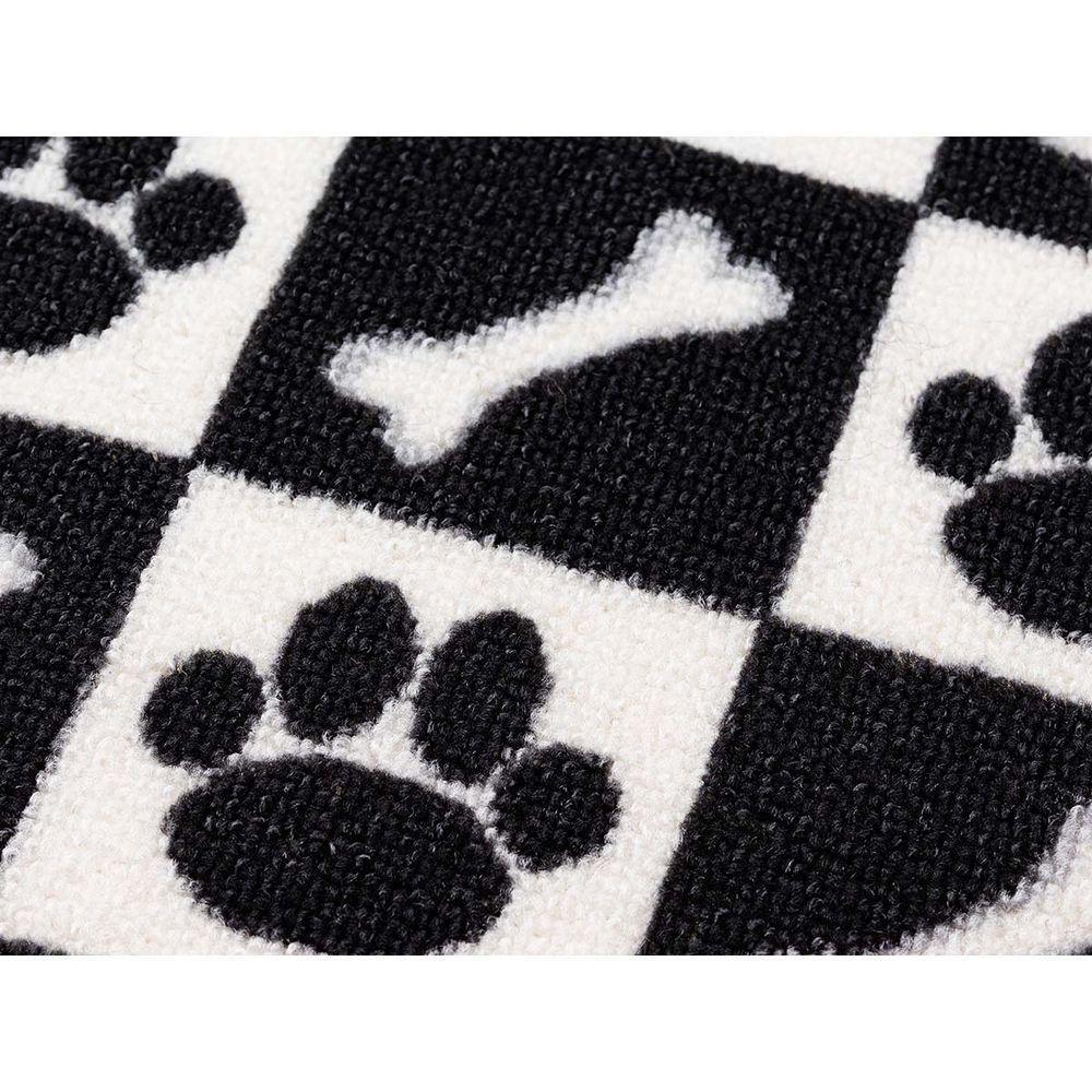 Capacho Antiderrapante Clean 29 Preto Branco 0,40x0,60m - 3