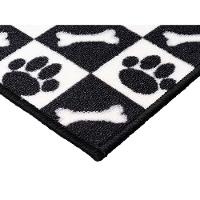 Capacho Antiderrapante Clean 29 Preto Branco 0,40x0,60m - 2