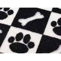 Capacho Antiderrapante Clean 29 Preto Branco 0,40x0,60m - 3