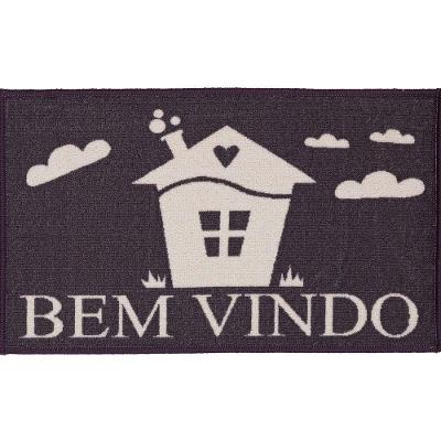 Capacho Antiderrapante Clean 35 Cinza 0,45x0,75m