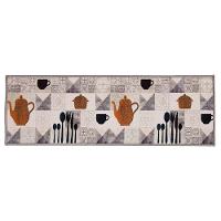 Passadeira Cozinha Antiderrapante Clean 23 Bege 0,40x1,20m - 1