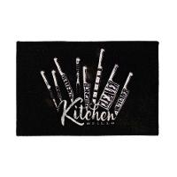 Tapete Cozinha Antiderrapante Clean 21 Preto 0,40x0,60m - 1