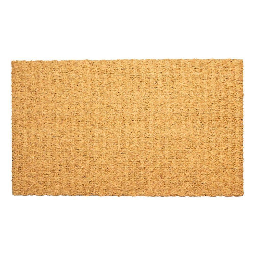 Capacho Fibra De Coco Bahia 03 Bege 0,45x0,75m - 1