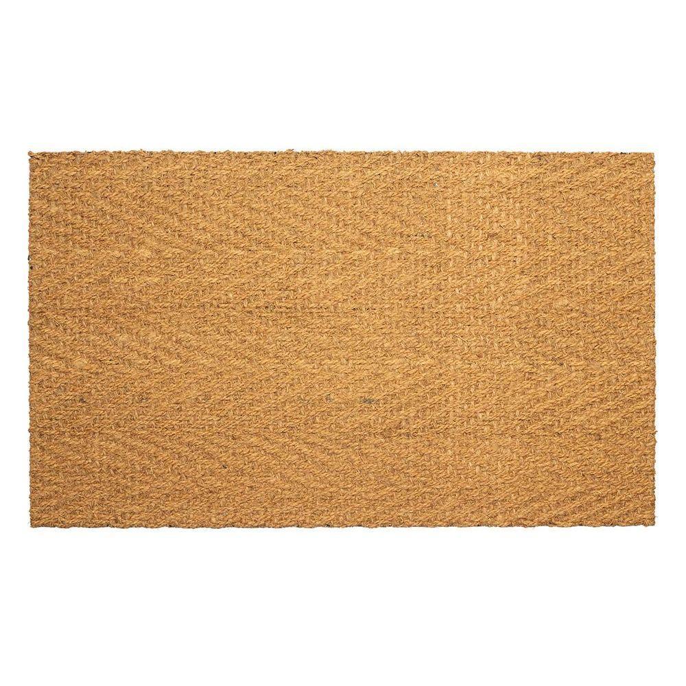 Capacho Fibra De Coco Bahia 01 Bege 0,45x0,75m - 1