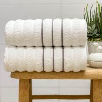 Toalha De Rosto Wave 50x70 Branco - 1