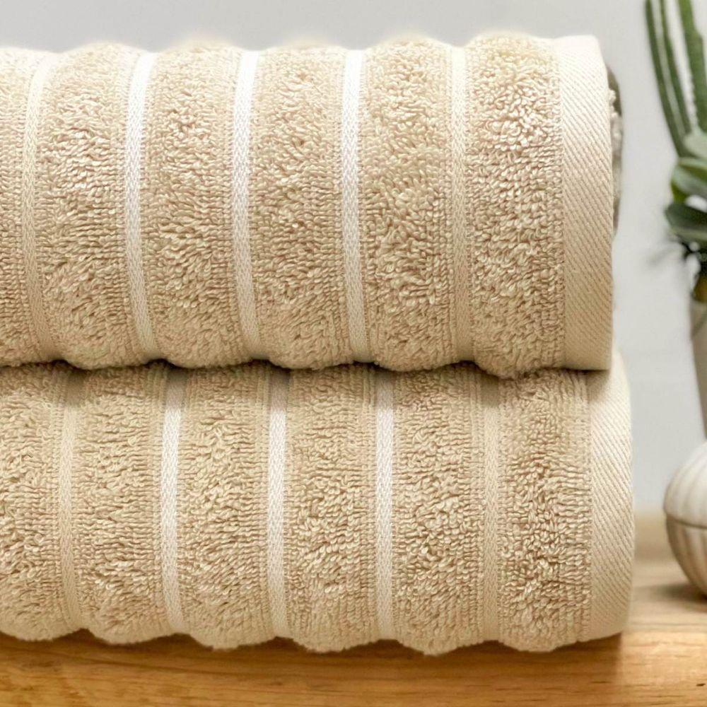 Toalha De Rosto Wave 50x70 Bege - 2