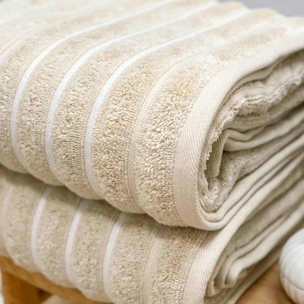 Toalha De Rosto Wave 50x70 Bege - 3