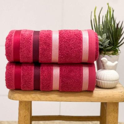 Toalha De Banho Lumiere 67x140 Rosa