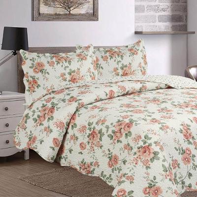 Kit Cobre Leito Casal + 2 Porta-travesseiros Patchwork Veneza 6