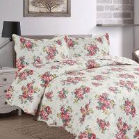 Kit Cobre Leito Casal + 2 Porta-travesseiros Patchwork Veneza 3 - 1