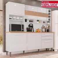 Cozinha 6 Portas 2 Gavetas Amanda Com Espelho - Tudo De Móveis Cinamomo/grafite - 7