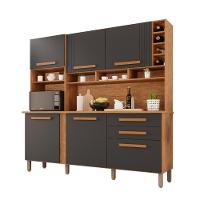 Cozinha 6 Portas 2 Gavetas ágata - Tudo De Móveis Cinamomo/off - 9