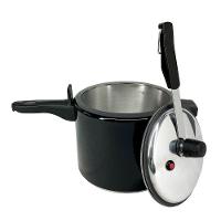 Panela De Pressão 4,5 Litros Alumínio - Preto - 4