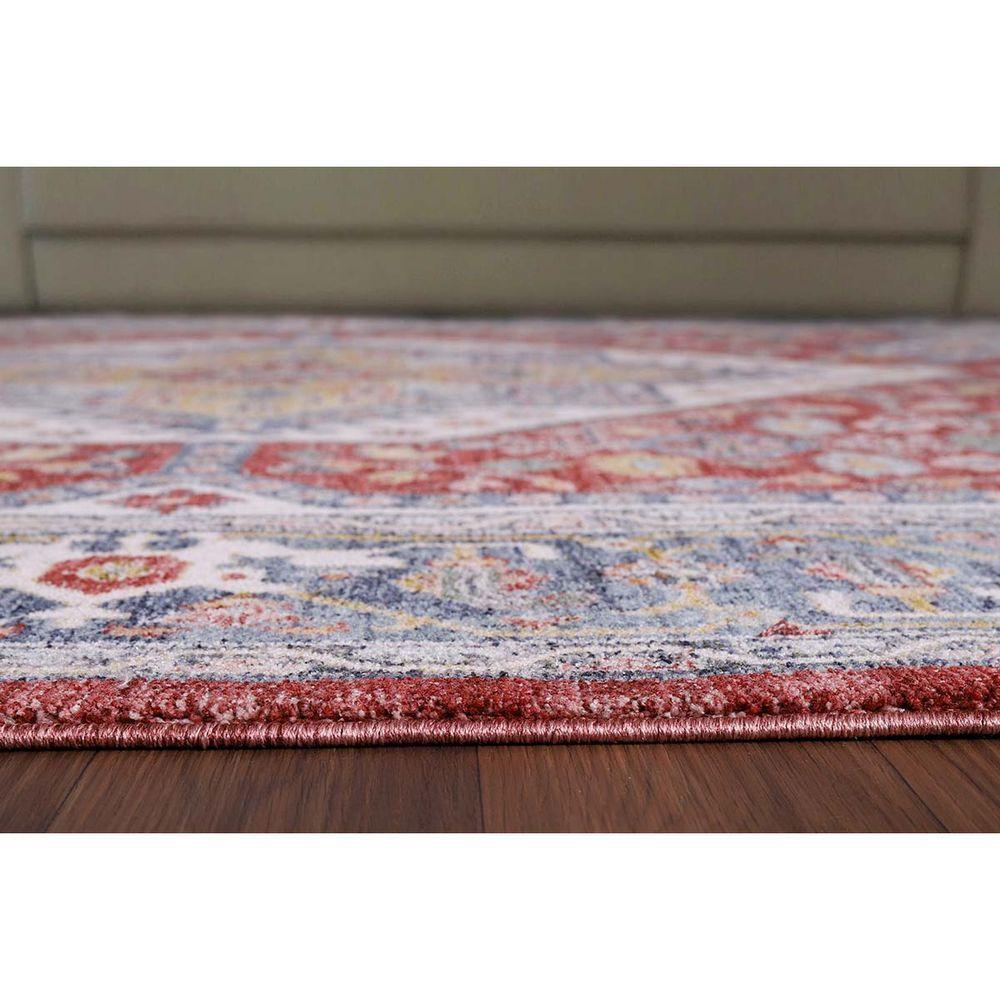 Tapete Para Sala Coliseo 05 Cinza e Vermelho 2,00x2,50m - 3