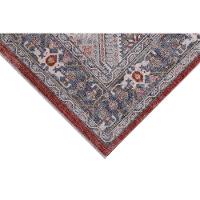 Tapete Para Sala Coliseo 05 Cinza e Vermelho 2,00x2,50m - 2