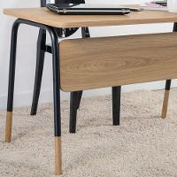 Conjunto Escritorio Home Office 2 Peças 27988x27998 Nero Hanover Artesano Hanover Nero