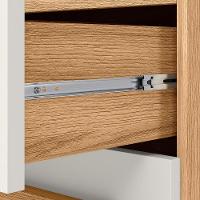 Balcao 03 Pt 120cm Com Tampo 16988 Freijo Off White Cristal Nicioli - 7