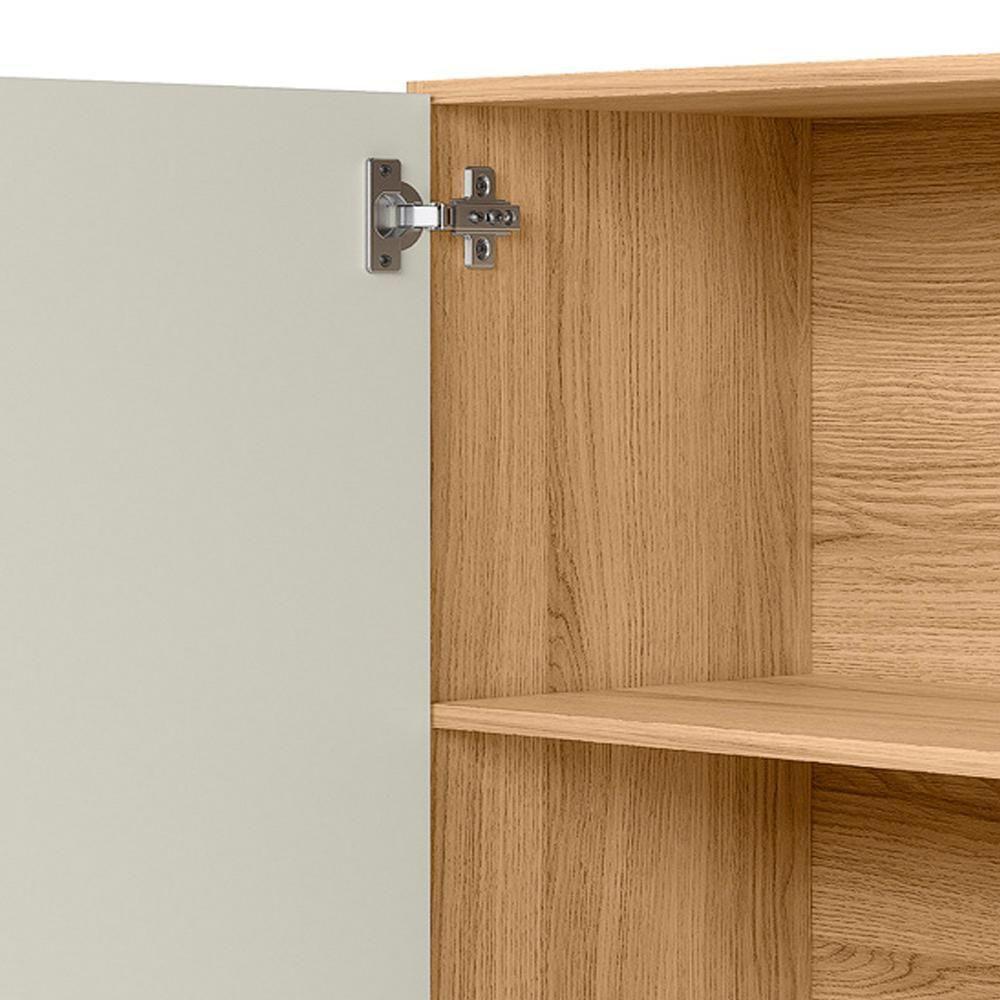 Balcao Canto Reto 89 Cm Com Tampo 16990 Freijo Off White Cristal Nicioli - 3