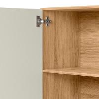 Balcao Canto Reto 89 Cm Com Tampo 16990 Freijo Off White Cristal Nicioli - 3