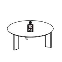 Mesa De Centro Chanfrada Pe Madeira Hanover 28018 Artesano Hanover - 3