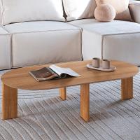 Mesa De Centro Chanfrada Pe Madeira Hanover 28017 Artesano Hanover - 5