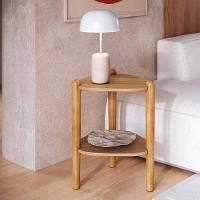 Mesa Lateral Organica Pe Madeira 28013 Hanover Artesano Hanover - 6