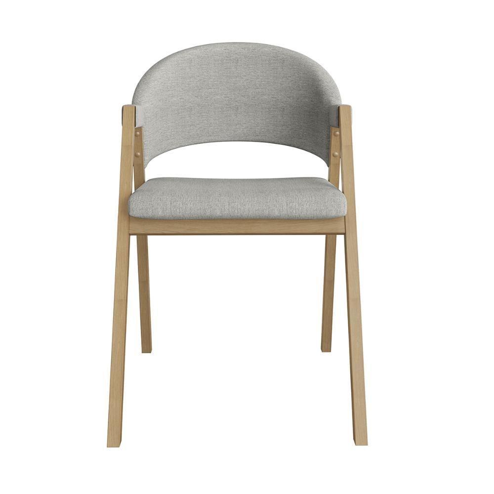 Cadeira Mesa De Jantar Reforçada Moderna Suellen Linho Claro - 7