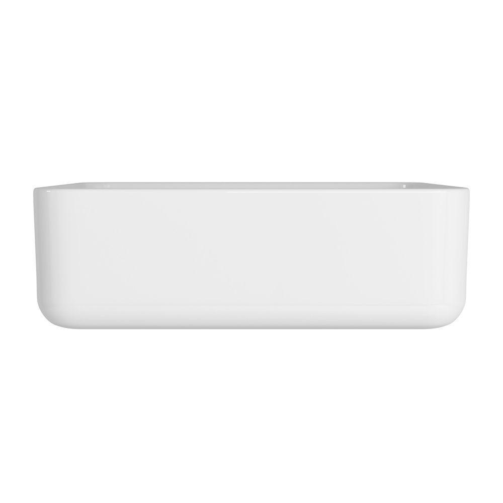 Cuba De Semiencaixe Deca Slim 40x40 L.61040.m.17 Quadrada Com Mesa Branca - 4