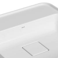 Cuba De Semiencaixe Deca Slim 40x40 L.61040.m.17 Quadrada Com Mesa Branca - 5