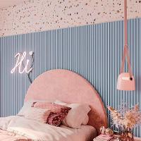 Painel Ripado Laminado De Eva Autocolante Rpdol 10cm Linha Play Azul 10 Metros Rpdol 04 - 2