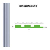 Painel Ripado Laminado De Eva Autocolante Rpdol 10cm Linha Play Azul 10 Metros Rpdol 04 - 3