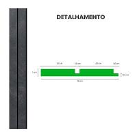 Painel Ripado Laminado De Eva Autocolante Rpdod 10cm Linha Urban Plus Black 10 Metros Rpdod 04 - 3