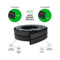 Painel Ripado Laminado De Eva Autocolante Rpdod 10cm Linha Urban Plus Black 10 Metros Rpdod 04 - 4