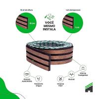 Painel Ripado Laminado De Eva Autocolante Rpdol 10cm Linha Urban Corten 2,5 Metros Rpdol 17 - 4