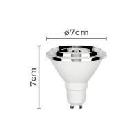 Lâmpada Led Nordecor Ar70 Dimerizável 4,8w Gu10 Alto Irc 95 220v 2700k Luz Amarela - 2
