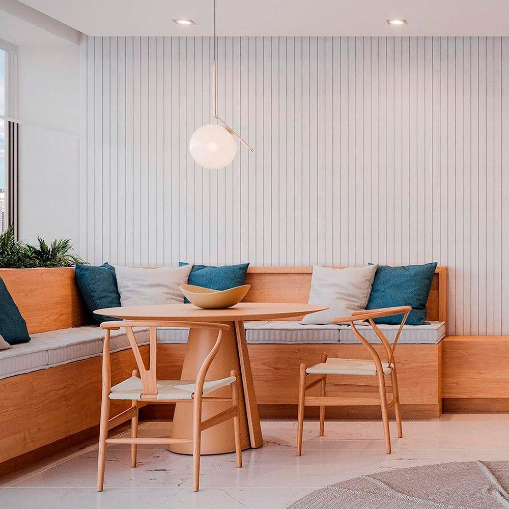 Painel Ripado Laminado De Eva Autocolante Rpdod 10cm Linha Urban Plus White 10 Metros Rpdod 02 - 2