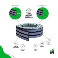 Painel Ripado Laminado Eva Autocolante Rpdol 10cm Linha Urban Blue 10 Metros Rpdol 09 - 4