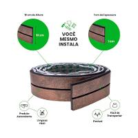 Painel Ripado Laminado De Eva Autocolante Rpdod 10cm Linha Urban Plus Corten 10 Metros Rpdod 06 - 4