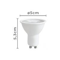 Lâmpada Led Nordecor Dicróica Mr16 Dimerizável 7w Gu10 Alto Irc 95 220v 2700k Luz Amarela - 2