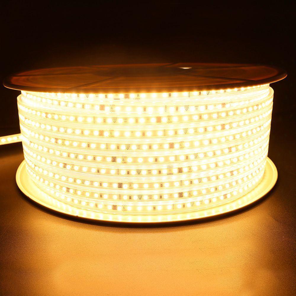Fita De Led Nordecor Com 100 Metros Ip65 120leds-m 10w 220v 2700k Luz Amarela - 2