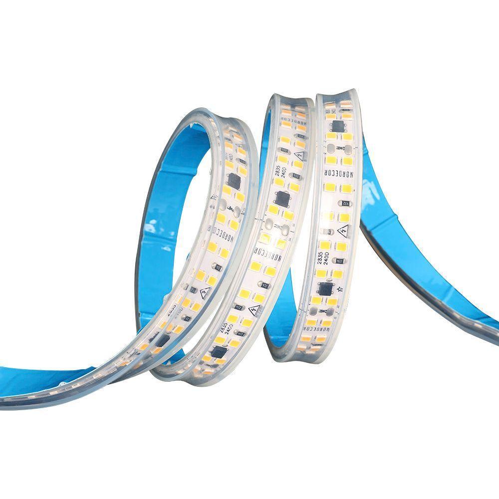 Fita De Led Nordecor Com 50 Metros Ip65 240leds-m 16w 220v 3000k Luz Amarela - 1