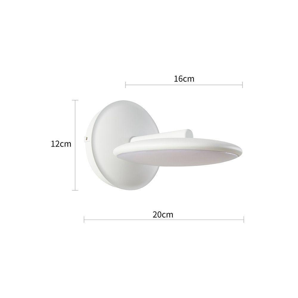 Arandela Nordecor Pyana 10w Led Bivolt Branco 3000k Luz Amarela 2855 - 2