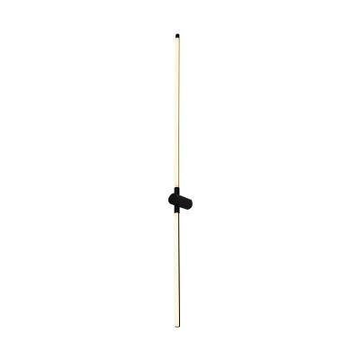 Arandela Nordecor Lina 40x60cm 13w Led Bivolt Preto 3000k Luz Amarela
