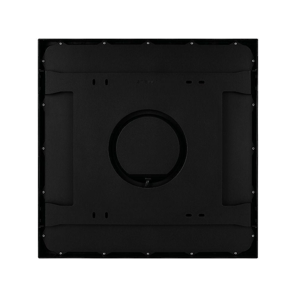 Painel De Led Stella Quadrado Deep De Sobrepor Recuado 28w Bivolt Preto 4000k Luz Neutra - 3
