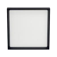 Painel De Led Stella Quadrado Deep De Sobrepor Recuado 28w Bivolt Preto 4000k Luz Neutra - 1